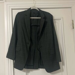 Plaid rag and bone blazer